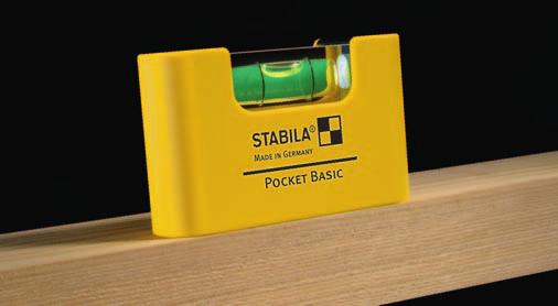 Vier Versionen. Da findet jeder die richtige Pocket. NEU STABILA Pocket PRO Magnetic. Professionelle Miniformat-Wasserwaage ideal für jeden anspruchsvollen Handwerker. Robustes Alukern-Gehäuse.