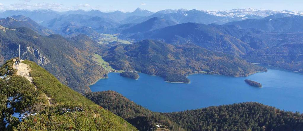 Herzogstand Walchensee Wasserkraft Bayerns wichtigste erneuerbare Stromquelle Wasserkraft ist Bayerns wichtigster und verlässlichster erneuerbarer Stromerzeuger.