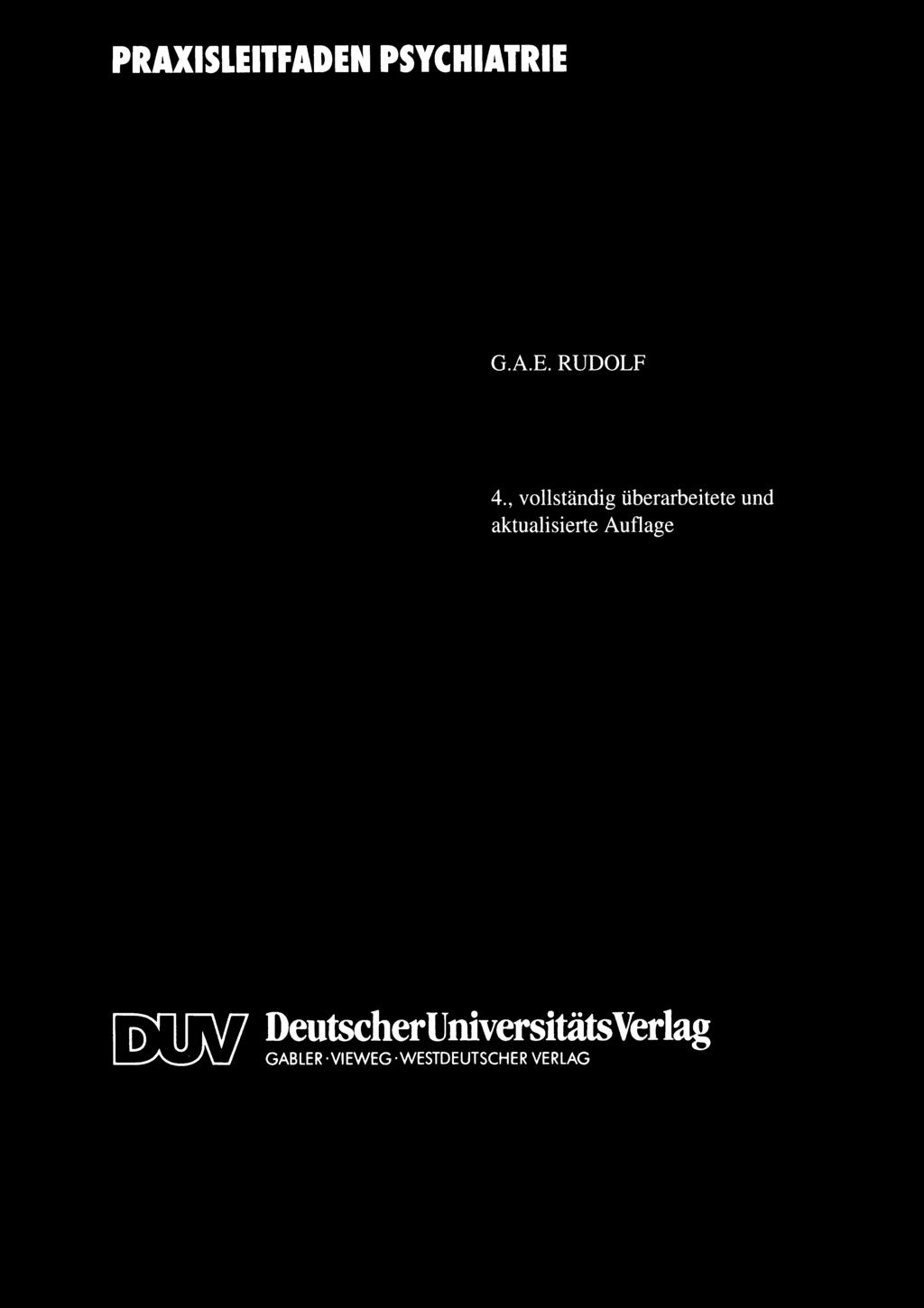 PRAXISLEIIFADEN PSYCHIAIRIE DER DEPRESSIVE AIlE I IN DER