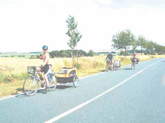 Wir fahren in 5 Tagen mit dem Rad nach Usedom, zelten und