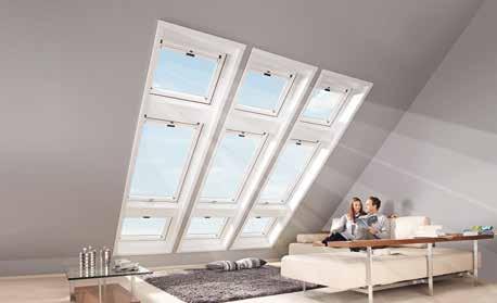 Kreativer Mehrfacheinbau Dachfenster auf Maß Viel Licht, Luft und freie Ausblicke realisieren Sie mit dem