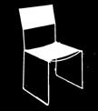 Sessel "Tosca" / Chair "Tosca" 55,60 18,40 Gestell chrom / frame