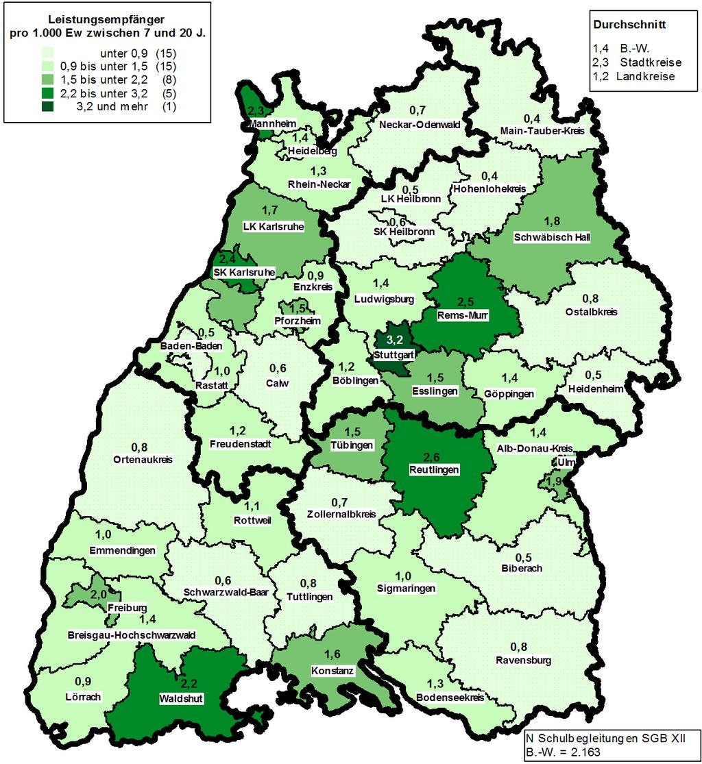 1 Entwicklungen in Baden-Württemberg Grafik 2: Zahl der ambulanten
