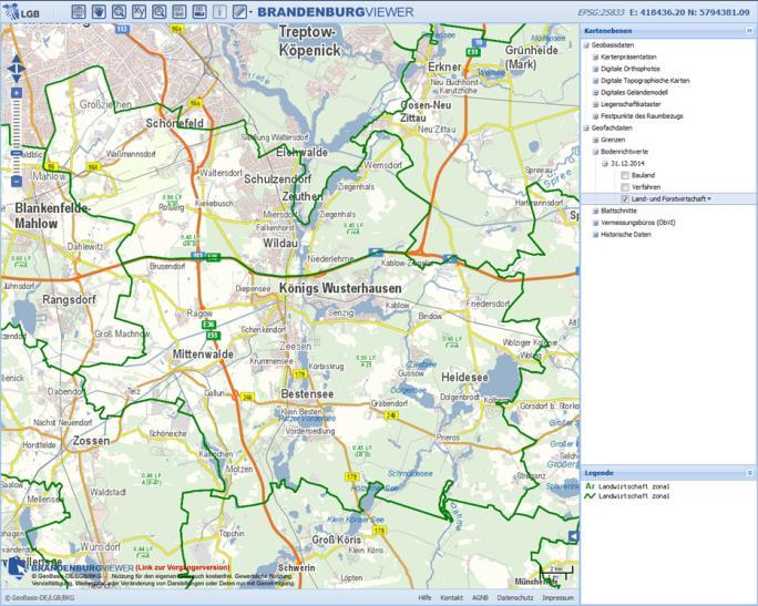 April 2014 in seinem frei zugänglichen Geoportal erstmals die Bodenrichtwerte des Landkreises als Webkarte bereitgestellt. Internetadresse https://www.
