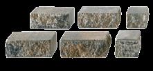 GARTENMAUERN Bruchsteinmauer Bruchsteinmauer, Muschelkalk-nuanciert Erfüllt: Richtlinie für Betonteile ohne Norm mit Gütezeichen (RiBoN) Oberfläche: bruchraue Oberfläche, Abdecksteine mit