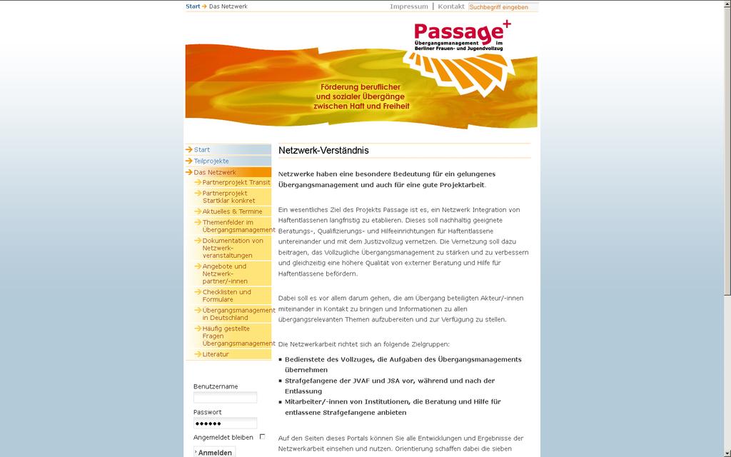 Passage+ -Portal: http://www.passage-berlin.