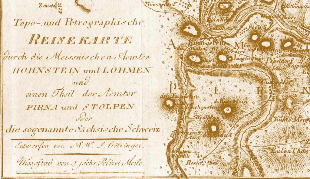 Blick auf den Lilienstein in der Sächsischen Schweiz, Christian Gottlob Hammer, 1810 9.