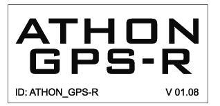 Überprüfen Ihrer ATHON GPS Informationen Sie können die genaue Modellbezeichnung, die Software Version (Firmware) und die Seriennummer (nur für Modelle für die das verfügbar ist) überprüfen, indem