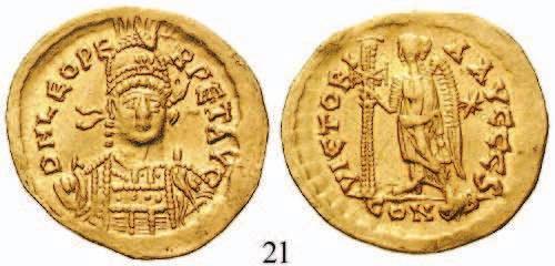 32 Heraclius u. Heraclius Constantinus u. Heraclonas, 638-641 Solidus 636-637, Constantinopel. 4,37 g.