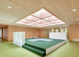 und als stabförmiger Baustoff für Dachträger, Balkenlage der Decke und Stützen.