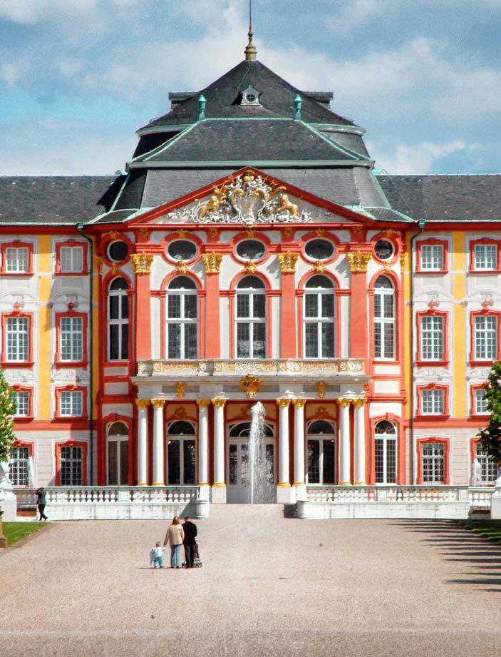 Als ehemalige Residenz der Fürstbischöfe zu Speyer ist das Bruchsaler Schloss