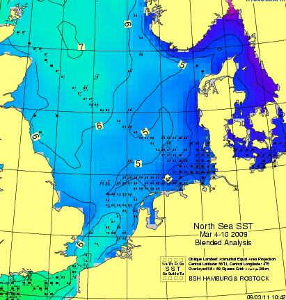 Parametrisierung von Klimawandelszenarien Küste/See (PJ 2.01, BSH + DWD) Quelle: BSH Methodik: Auswertung des meteorologischozeanographischen Referenzdatensatzes (PJ 1.