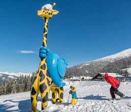 WOHIN Familienskiurlaub auf der Sonnenseite der Alpen Der Katschi ist bestens für junge Gäste und deren erwachsene Begleiter gerüstet: Die Großen genießen die 70 Pistenkilometer und die Kleinen sind