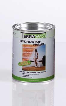 TERRACARE HYDROSTOP Holzöl Terracare HYDROSTOP Holzöl veredelt Terrassen- Vorteile Holzöl hölzer und macht sie wasser- und schmutzabweisend.