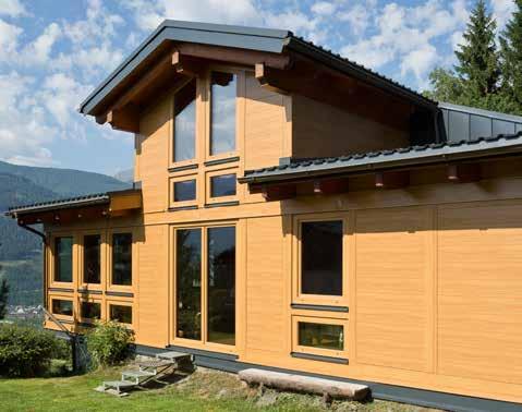 NIE WIEDER STREICHEN! Perfekte Holzoptik in Topqualität absolut wartungsfrei Holzelemente werden bei der Fassadengestaltung gerne verwendet, denn sie verleihen jedem Objekt ein ganz eigenes Flair.