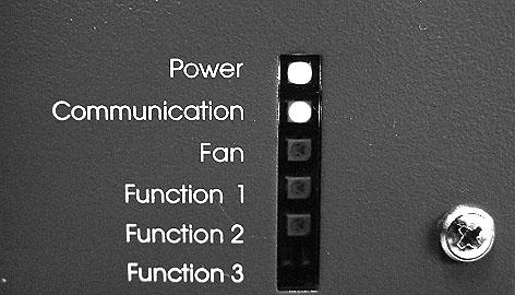 4-1: Netzwerkkabel anschließen Die "Communication" LED blinkt, wenn das