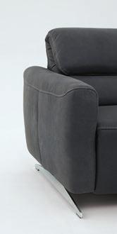 Fußformen Leg shapes MR 260 sofa and add-on programme in fabric and leather 2 armrest variants - : approx. W 27 cm, : approx.