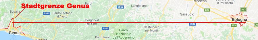 2 Neben dem, daß das Inferno in Bologna auf der A14 (Qs = 5 1 ) stattfand und die Brücke von Genua am 14.