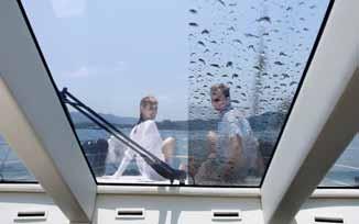 GLASSHIELD MARINE Nasiol GlasShield Marine sorgt für eine sichere Fahrt bei Regen und Nässe. Die Gläser der Seefahrzeuge bleiben sauberer und werden wasserabweisend.