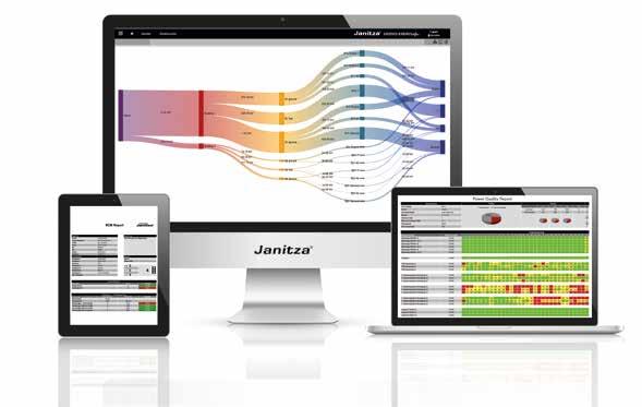 GridVis NETZVISUALISIERUNGSSOFTWARE Die Janitza GridVis ist eine leistungsstarke, skalierbare und bedienerfreundliche Software für den Aufbau von Energie-, RCM- und