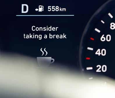 Zu den weiteren modernen Sicherheitstechnologien des Hyundai i30 zählen der autonome Notbremsassistent1 und die adaptive Geschwindigkeitsregelanlage1.