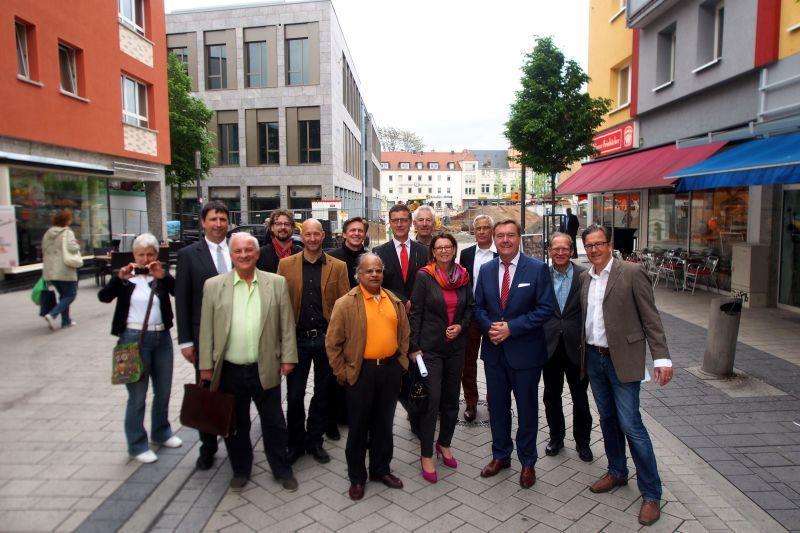 Die Mitarbeiter des Projektbüros informierten in allen Fragen des Stadtumbaus bzw. der Neugestaltung der Hanauer Innenstadt und berieten in Sachen CKP.