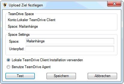 Wählen Sie hier zunächst aus, ob Sie einen TeamDrive Client oder einen TeamDrive Agent einsetzen. 3.