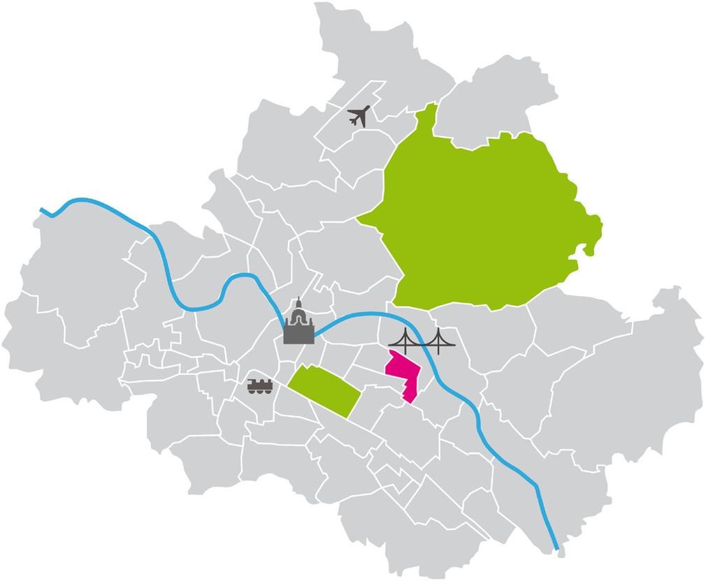die Lage Dresden Striesen Dresden-Striesen befindet sich linksseitig der Elbe und ist ca. 6 km vom Stadtzentrum und 7 km vom Hauptbahnhof entfernt.