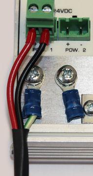 Installationsanleitung Erdung der Spannungsversorgung Anschlussverfahren Stromaufnahme: min.