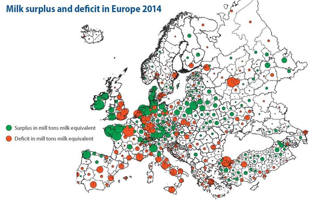 EU Überschüsse  Dairy Report