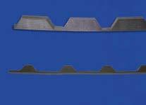 Stahlprofilplatten RAL 8004  Farbe Abmessungen in mm VPE Notiz Typ Profil Länge Profilfüller 8030303 anthrazit Traufe trapez 115/ 1090 1 für Stahlprofilplatten 8030306