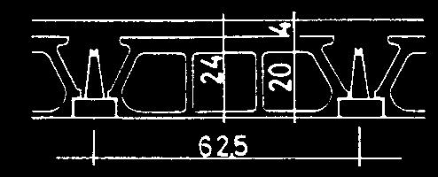 FT - TRÄGERDECKEN HL 23+4 HL 20+4 HL 23+0 HL 20+0 Beispiel: Trägerdecke HL 20+4 Steinbreite 25 cm Lichte Weite Trägerlänge bis (m) mind. (m) Artikel-Nr.
