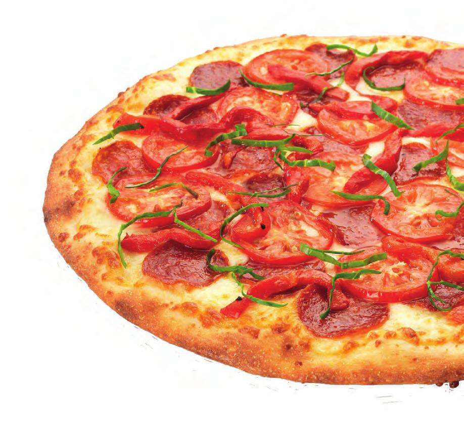 Pizzen PIZZEN 16. BAUERNPIZZA (ACG) Tomatensauce, Käse, Pizzaschinken, Speck, Mais, Pfefferoni, Oregano 17.