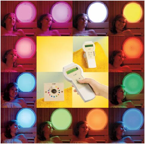 Farbspiele des Regenbogens mit LED-Farbleuchten - Einsatz für den öffentlichen/gewerblichen Bereich - Allgemeines Farben werden seit vielen Jahrhunderten therapeutische Wirkungen zugesprochen!