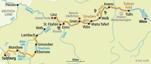 1. Tag Individuelle Anreise nach Salzburg Reisen Sie frühzeitig an, denn es lohnt sich.