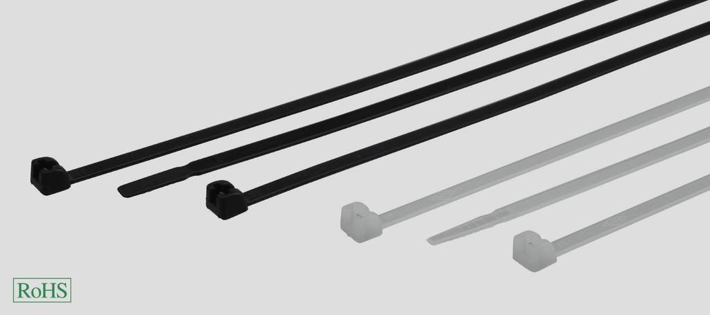 T-SK/SKU Kabelbinder mit Stahlzunge T-SK/SKU Kabelbinder mit Edelstahlzunge aus korrosionsbeständigem, antimagnetischem V4A Edelstahl zum Bündeln und Befestigen von Kabeln und Leitungen usw.