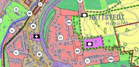 2. Entwurf des Flächennutzungsplans der Stadt Hettstedt 2 Burgörner Neudorf - ehemaliger Sportplatz R.