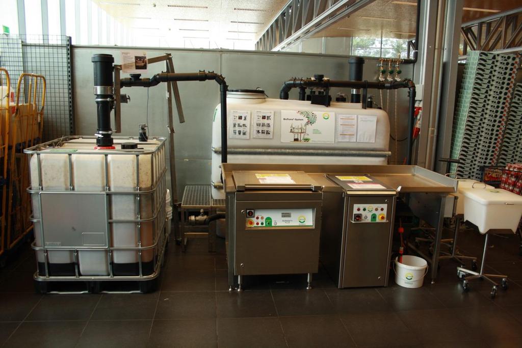 Tanksysteme zur Erfassung und Aufbereitung organischer Abfälle Stationärer
