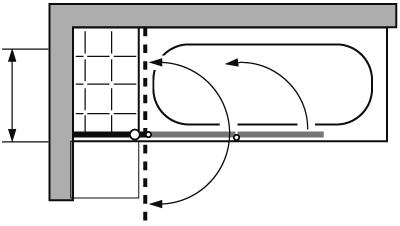 BASELINE Seitenwand inkl. Deckenstütze Kombinierbar mit 1-tlg., 2-tlg. und 3-tlg. Faltwand Typ: BASELINE Seitenwand inkl.