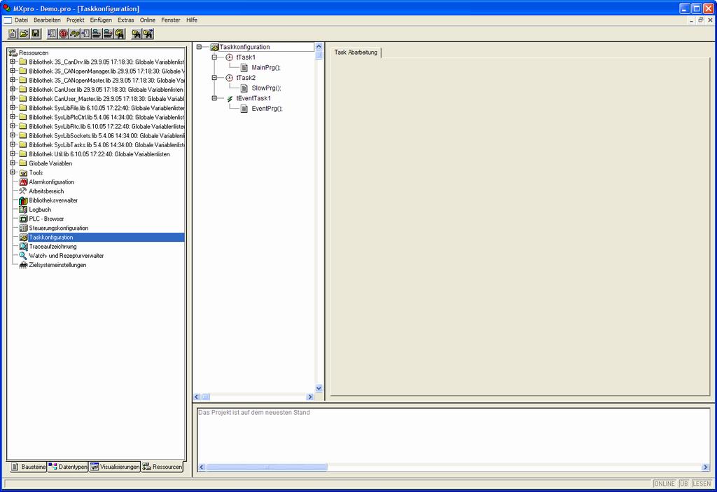Benutzerhandbuch MXpro 2.3.6 / PLCWinCE 2.4.1 Programmabarbeitung und Systemzeiten 8 PROGRAMMABARBEITUNG UND SYSTEMZEITEN 8.