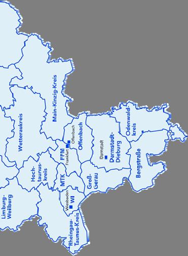 Landkreis Darmstadt-Dieburg 3. Landkreis Fulda 4. Landkreis Gießen 5. Landkreis Groß-Gerau 6.