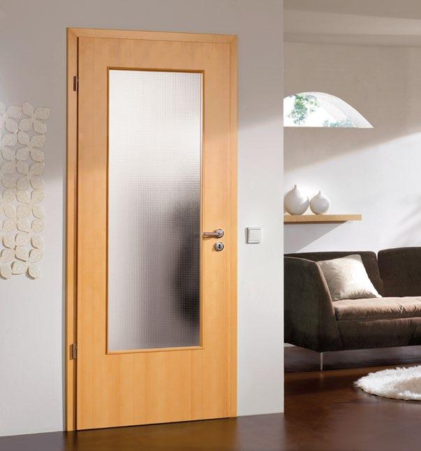 ASTRA bietet zwei verschiedene Oberflächenoptiken für glatte Türen oder klassische Stiltüren.
