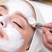 Grundbehandlung Hautanalyse Reinigung Entfernung von Unreinheiten Beruhigende Maske Abschlusspfl ege.