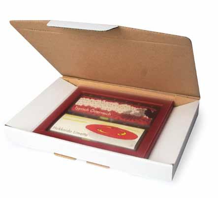 Post-Versandkartons für Ihre personalisierte Schokolade Sie möchten Ihre Geschenkschokolade sicher und geschützt über den Postweg einzeln versenden?