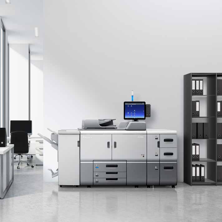 Kompakte digitale SW-Produktionsdrucker Ricoh Pro TM