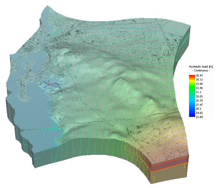 Modellgestützte Untersuchung zu Auswirkungen des Klimawandels auf die Grundwasserbeschaffenheit Erstellung eines dreidimensionalen, dichtegekoppelten hydraulischen Simulationsmodells zur Untersuchung