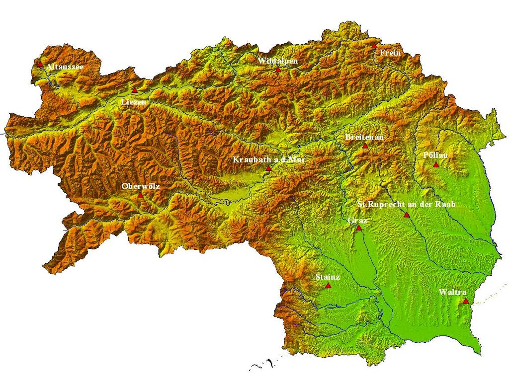 Amt der Steiermärkischen Landesregierung FA19A - Wasserwirtschaftliche Planung und Siedlungswasserwirtschaft Hydrographischer Dienst Steiermark HYDROGRAPHISCHER JAHRESBERICHTBERICHT Niederschlag und