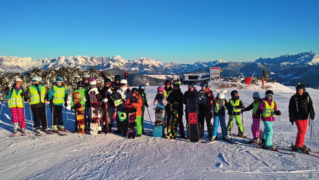 Familien-Ski- und Snowboard-Freizeit des Kreisturnverbandes Nord e.v. Die Turnerinnen des Turn- und Gesundheitssportvereins Nord sahnten ab vom 26. Dezember 2016 bis 4.