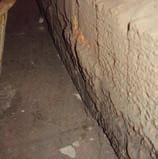 Anschluss an das bestehende Mauerwerk Nach dem Ausbruch der Steine muss die alte Ausmauerung im Ofen durch Winkeleisen fixiert werden. Diese werden am Ofenmantel angeschweißt.