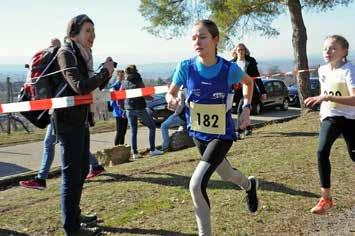 Start- Aufstellung vor kurz vor dem Zieleinlauf Marc